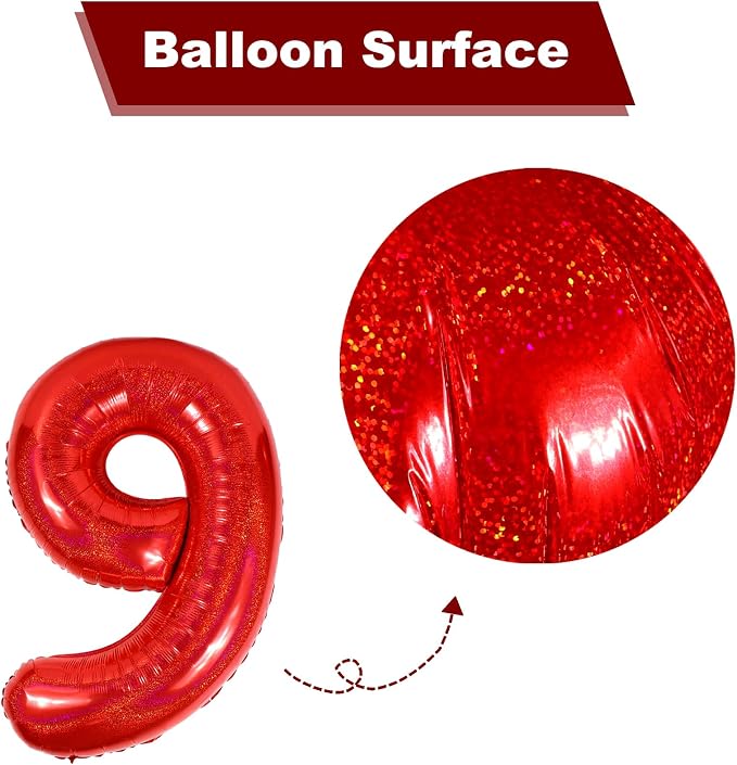 Laser Red 4 Balloon - Image 7