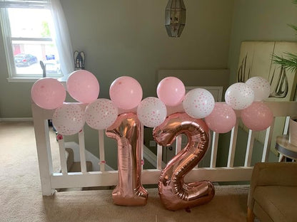 21 Balloon 40 inch Rose Gold Number Balloons - Image 5