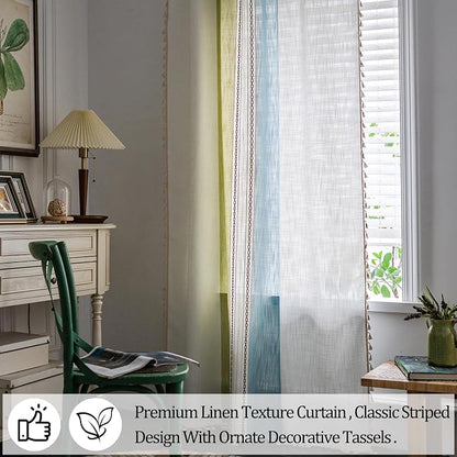 Sutuo Home Boho Curtains 84 inch - Image 4