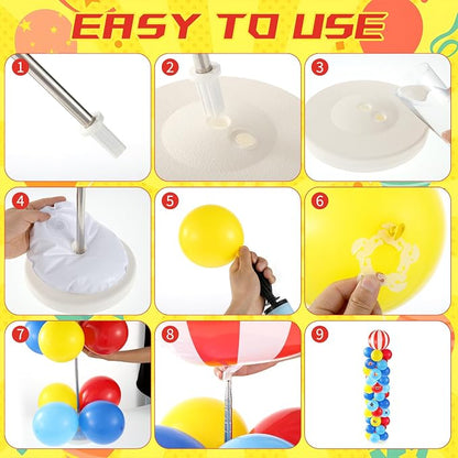 Carnival Balloon Column Stand Kit Carnival Theme Party Decorations - Image 4