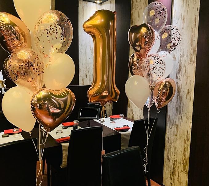 Gold Number 11 Balloon 40 Inch, 11th Birthday Party Decorations Men Women | - Image 2