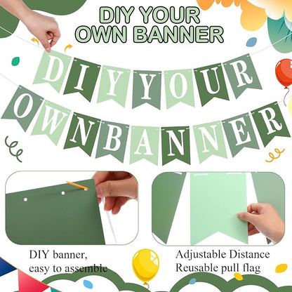 Mooliwe 171 Pcs DIY Custom Banner Kit Make Your Own Customizable Sign - Image 3
