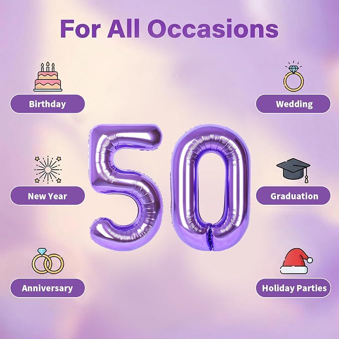 Number Balloons for Birthday Decorations - Image 5