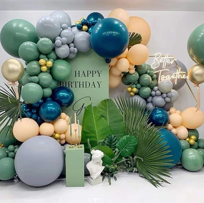 18 Inch Bean Green Balloons, Baby Shower, Birthday Party and Event Decoration - Image 4
