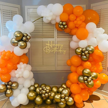 Voircoloria 110pcs Orange Latex Party Balloons, 12inch | - Image 4