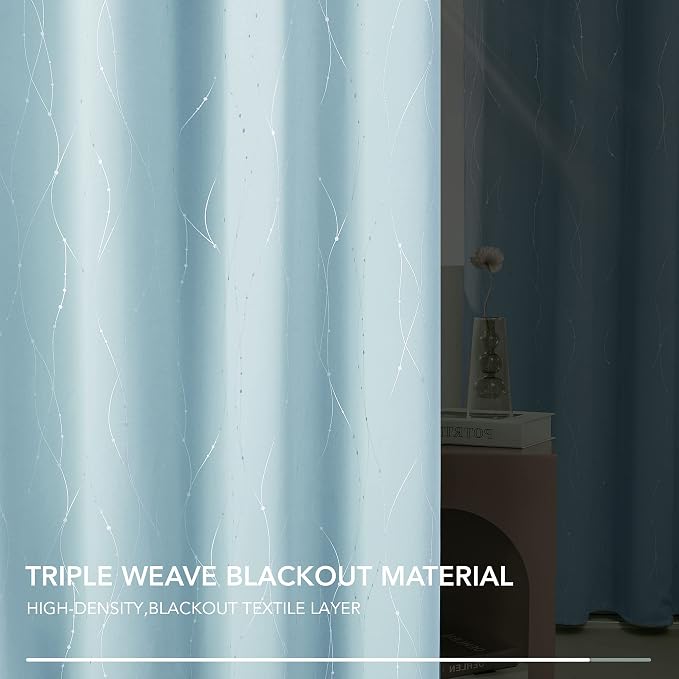 Deconovo Living Room Curtains 84 Inches Long, Thermal Insulated, Room Darkening - Image 4