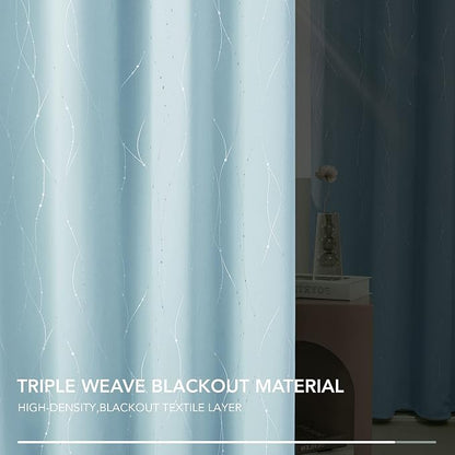 Deconovo Living Room Curtains 72 Inches Long, Thermal Insulated, Room Darkening - Image 6