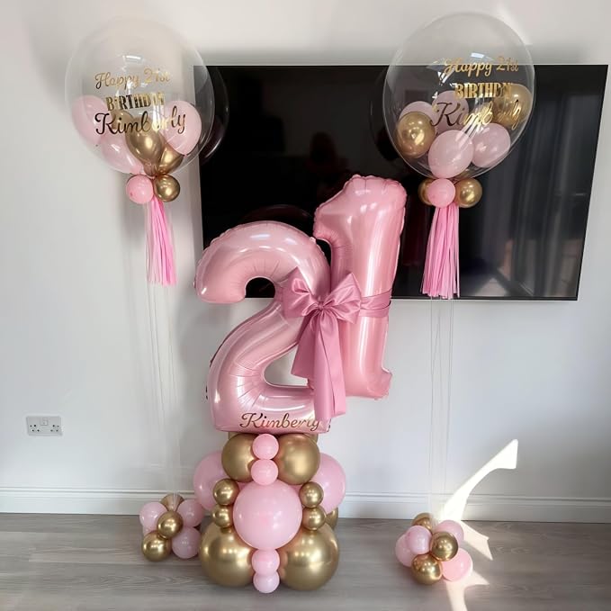 Light Pink 12th Birthday Balloon - Image 5