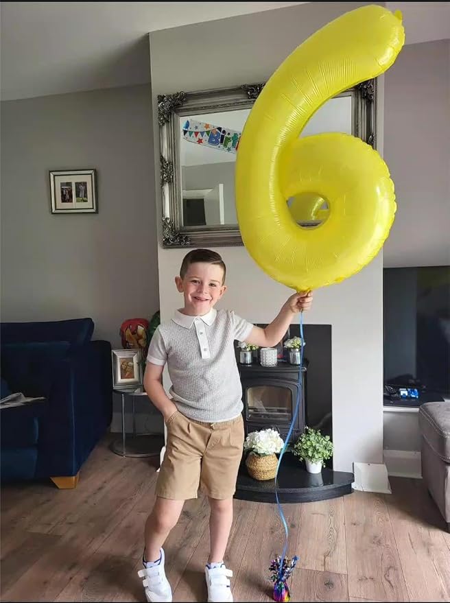 Yellow 9 Balloon - Image 7