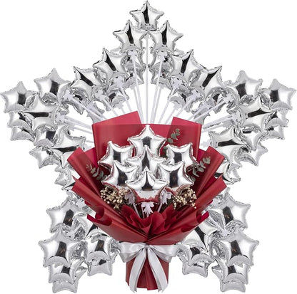 15 Pcs Mini Star Self Inflatable Balloons Bulk by Chitidr