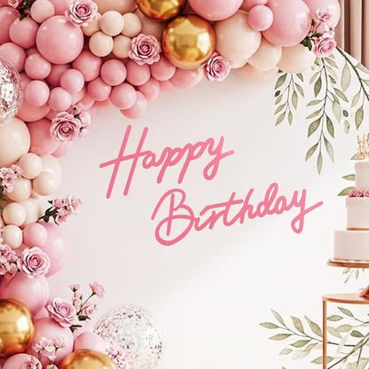 TONIFUL Happy Birthday Sign for Backdrop by TONIFUL