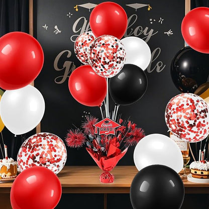 4 PCS Graduation Centerpieces for Tables Balloons Stand Holder Kit College - Image 2