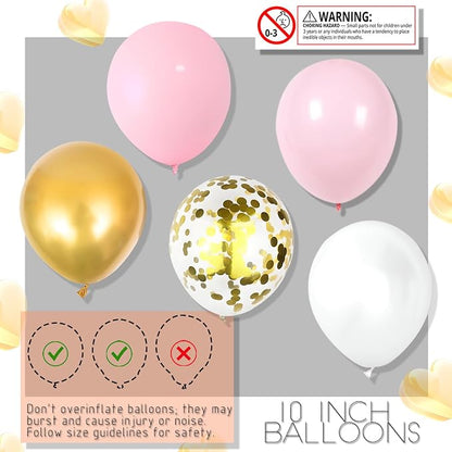 Pink Gold Balloon Column Stand Kit - Image 3