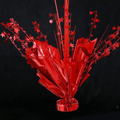 6 Set Red Christmas Table Balloons Centerpiece Stand Kit - Image 6