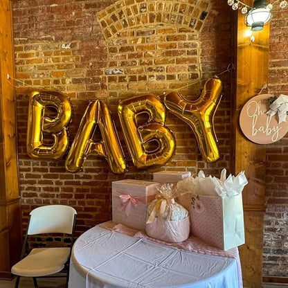 40 Inch Letter Balloons Gold Foil - Image 2