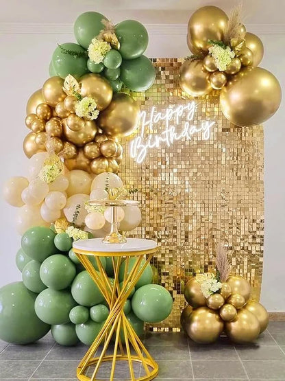 50 Pack Metallic Gold Balloons 12 Inch - Image 5