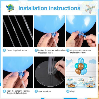 12 Sets Balloon Stand Kit For Table Balloon Sticks - Image 4