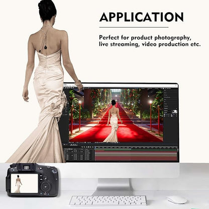 Ivory Photography Backdrop for Photoshoot, Fabric 6x9ft | Versatile Studio - Image 3