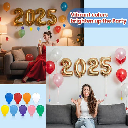90 Pcs Plastic Balloon Weights Colorful Balloons Weights Balloon Shaped - Image 6