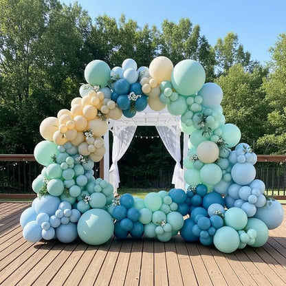 163Pcs Under The Sea Balloon Garland Arch Kit - Image 6