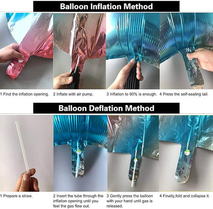 10 Pack 18 Inch Rugby Balloons football balloons Football Field Balloons - Image 7