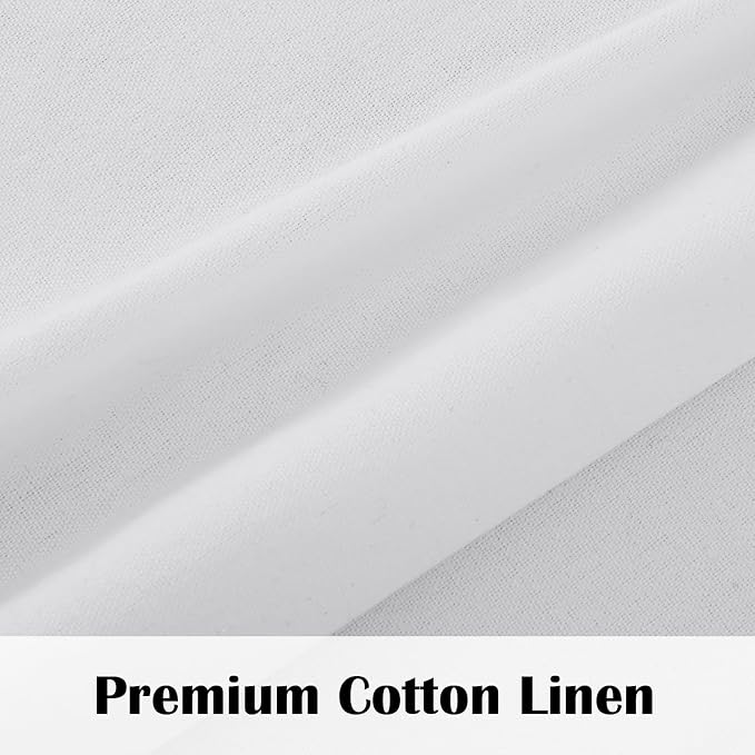Farmhouse Cotton Linen Curtains - Image 5