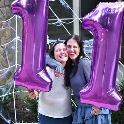 Number Balloons 26 Balloon Purple - Image 2