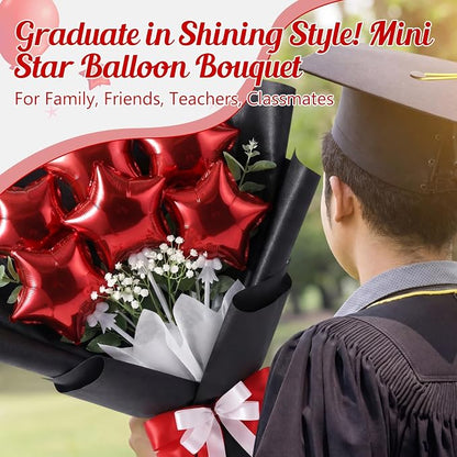 30 Pcs Mini Star Self Inflatable Balloons Bulk - Image 3
