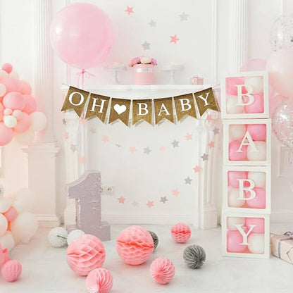 Anwyll Burlap Oh Baby Banner - Image 7
