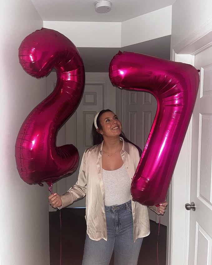 Hot Pink 11 Balloon - Image 4