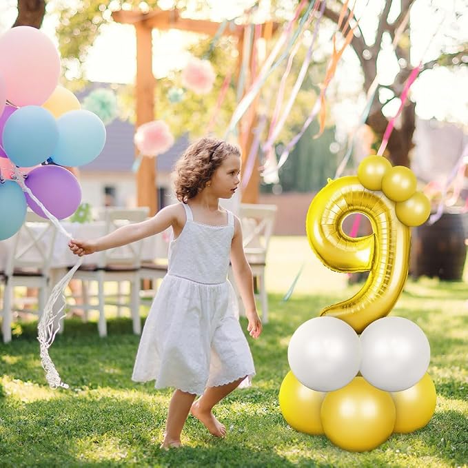 OFFCUP 40 Inch Gold Number 50 Balloon - Image 6