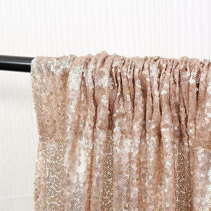 Poise3EHome 8FT x 10FT Sequin Photography Backdrop Curtain - Image 3