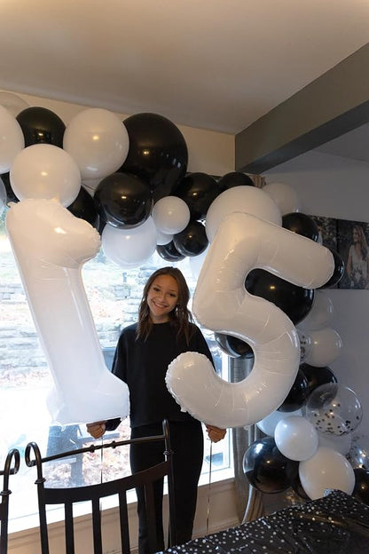 White 14 Balloon - Image 2