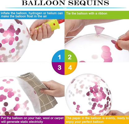 Pink 7th Birthday Balloons - Image 3