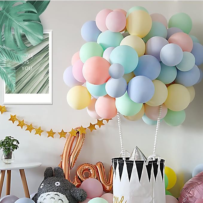 10 Inch Pastel Blue Balloons - Image 5