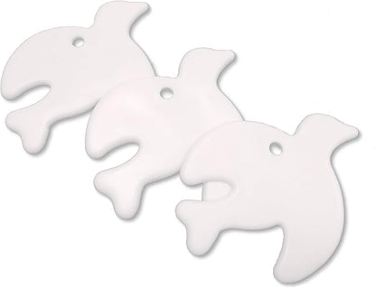 8 Gram White Dove Balloon Weight by ControlBalloonProducts
