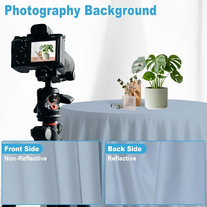 Photography Backdrop for Photoshoot, Dusty Blue, 10x20 FT | Versatile Studio - Image 6