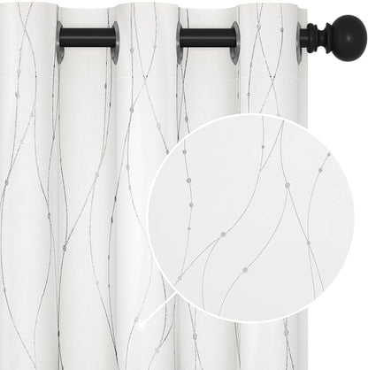 Deconovo Living Room Curtains 45 Inches Long, Thermal Insulated, Room Darkening by Unknown
