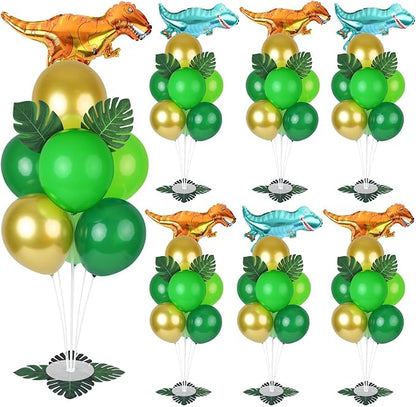 6 Sets Jungle Safari Balloon Stand Kit by Unknown