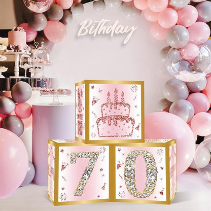 DataMoon 70th Birthday Decorations Boxes - Image 3
