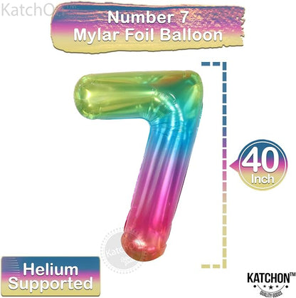 KatchOn Giant Jelly Number 7 Balloon - Image 2