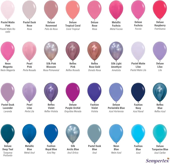 Sempertex Deluxe Lilac Balloons, 5 Inch, Graduation, Baby Shower, Anniversary - Image 6