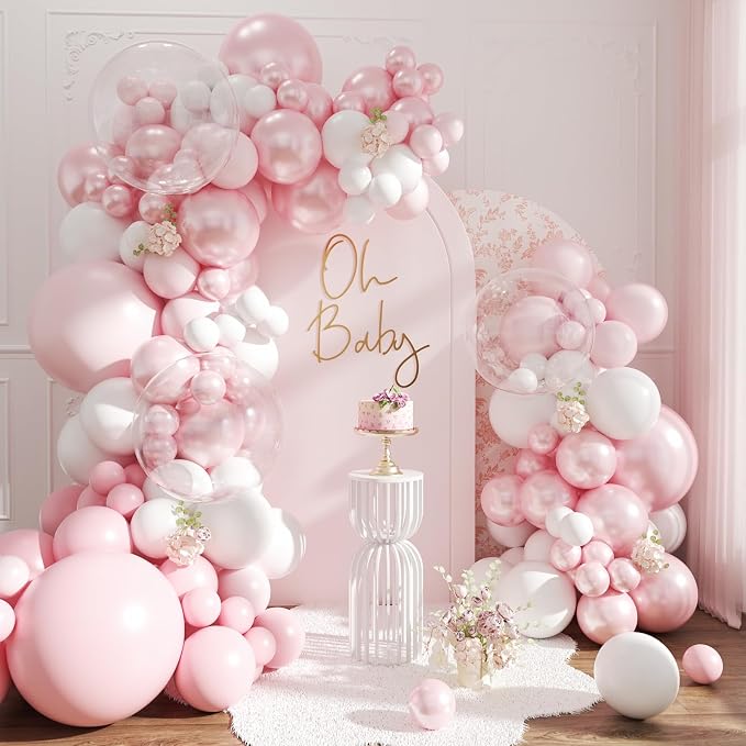 CROSSFINGERS Pink Balloon Arch Kit by CROSSFINGERS
