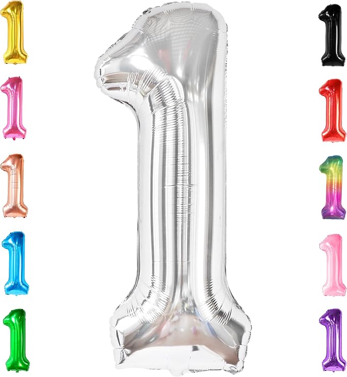 KatchOn, Happy Birthday Number Balloon | 1 Balloon by KatchOn