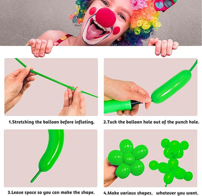 Green 260 Long Thickening Balloons - Image 5