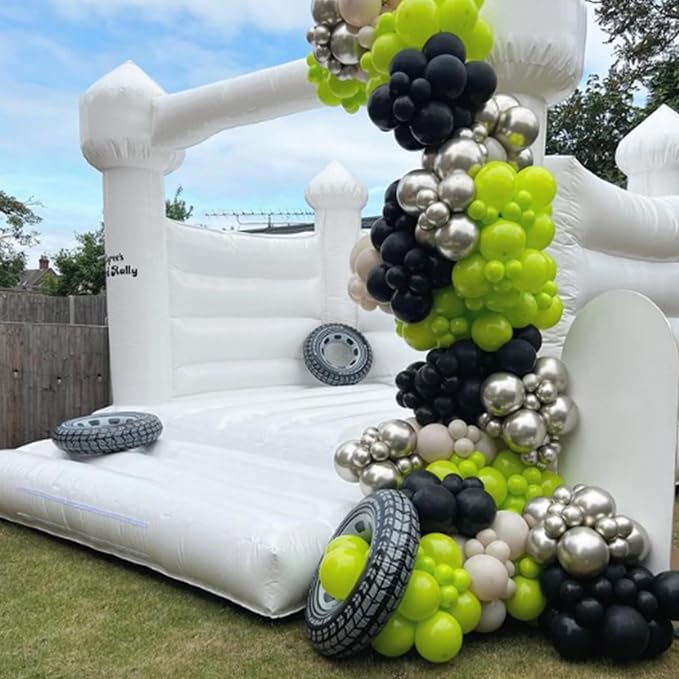 Lime Green Balloons 12 inch, Birthday Party Decorations - Image 3