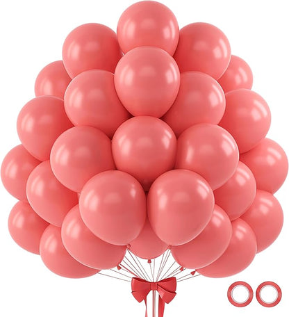 110pcs Dusty Pink Balloons 12 Inch Latex Balloon by BAIBAOXIANG