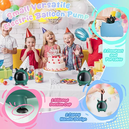 Balloon Pump Electric, Portable Balloons Inflator Air Pump Dual Nozzle - Image 5