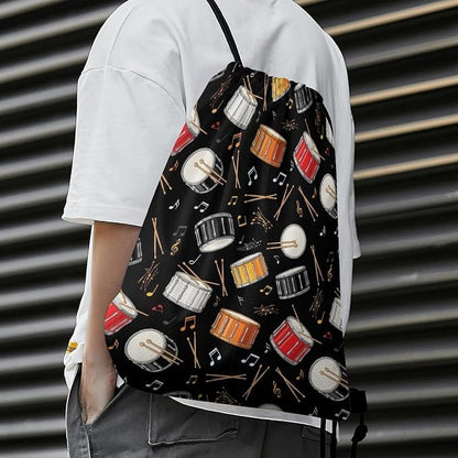 Water Resistant Drawstring Backpack Gym String Bag - Image 5