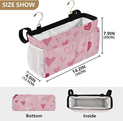 Bedside Caddy Hanging Bunk Bed Caddy Bed Organizer Hanging Pocket - Image 4